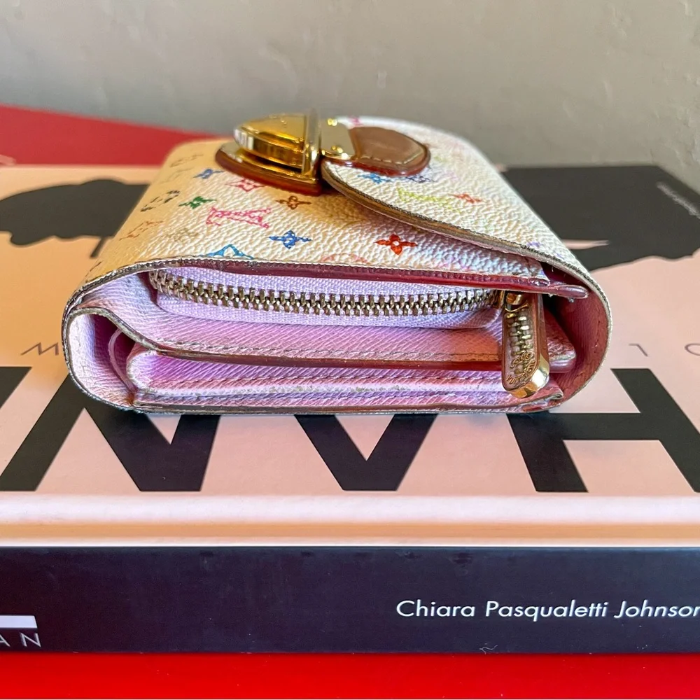 Louis Vuitton‎ Monogram Multicolor Tri-Fold Wallet Vintage Joey Takashi Murakami